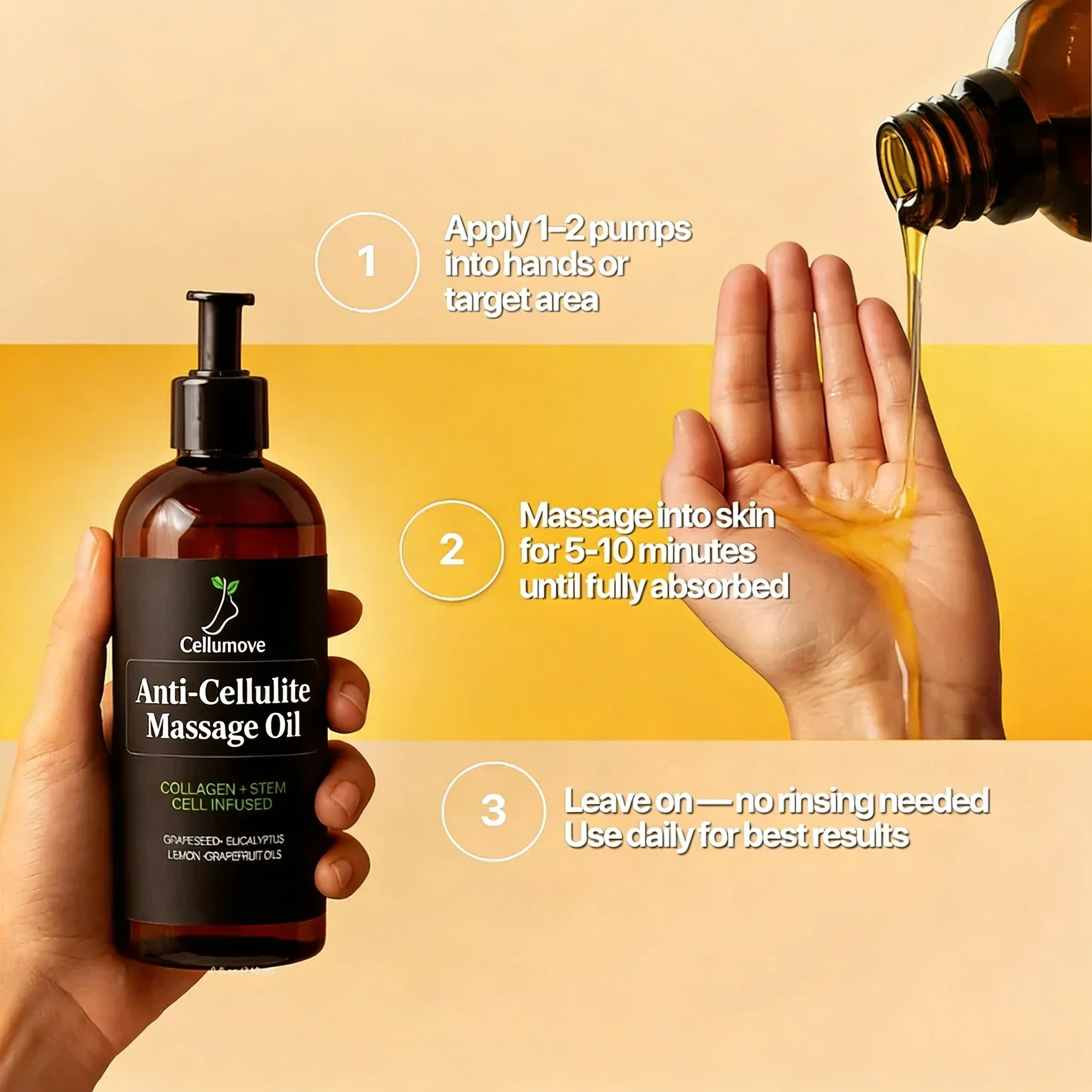 Anti-Cellulite Massage Oil 150ml - Cellumove™ - Image 5