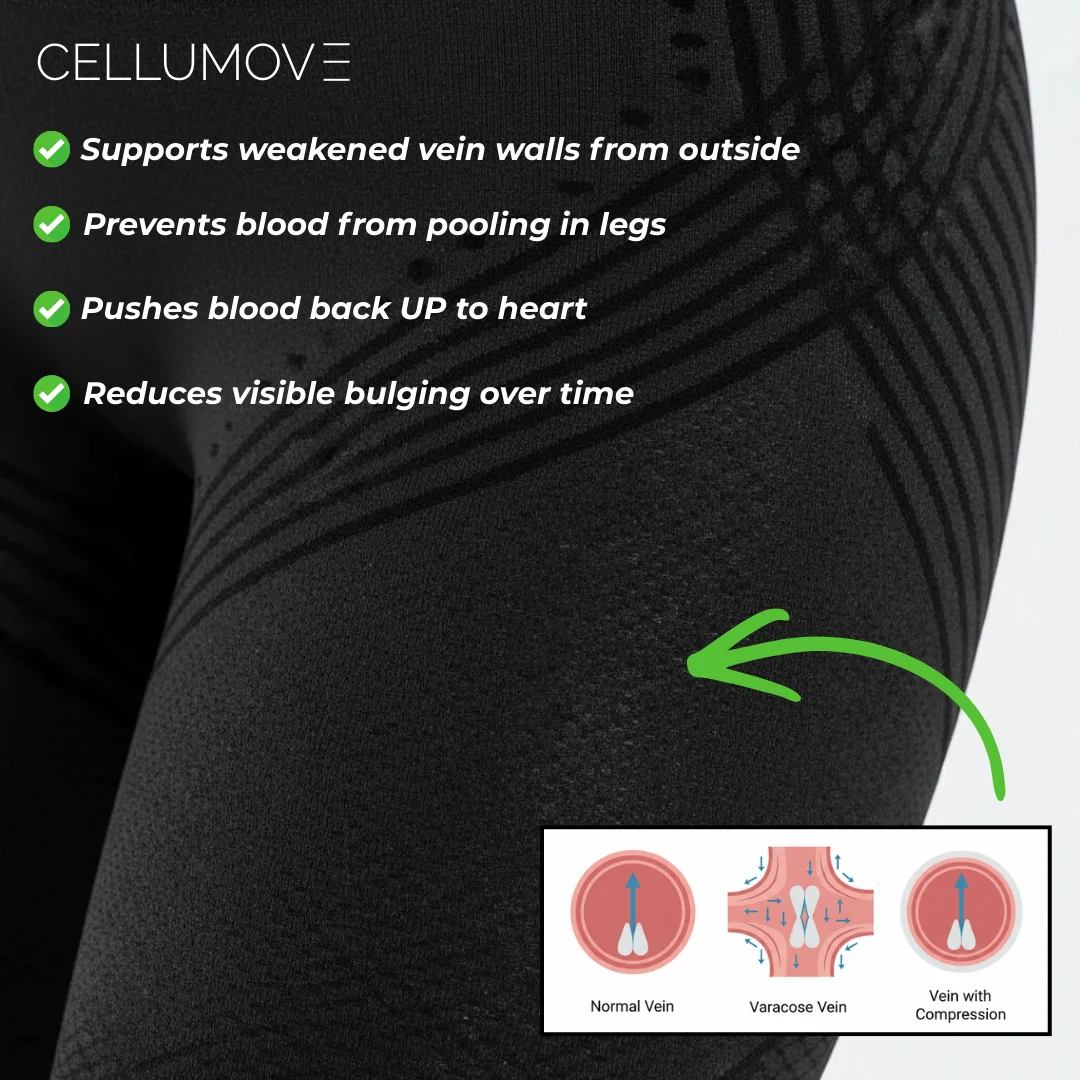 Visible Vein Relief in Just 14 Days with Cellumove 3D Compression Leggings - Image 6