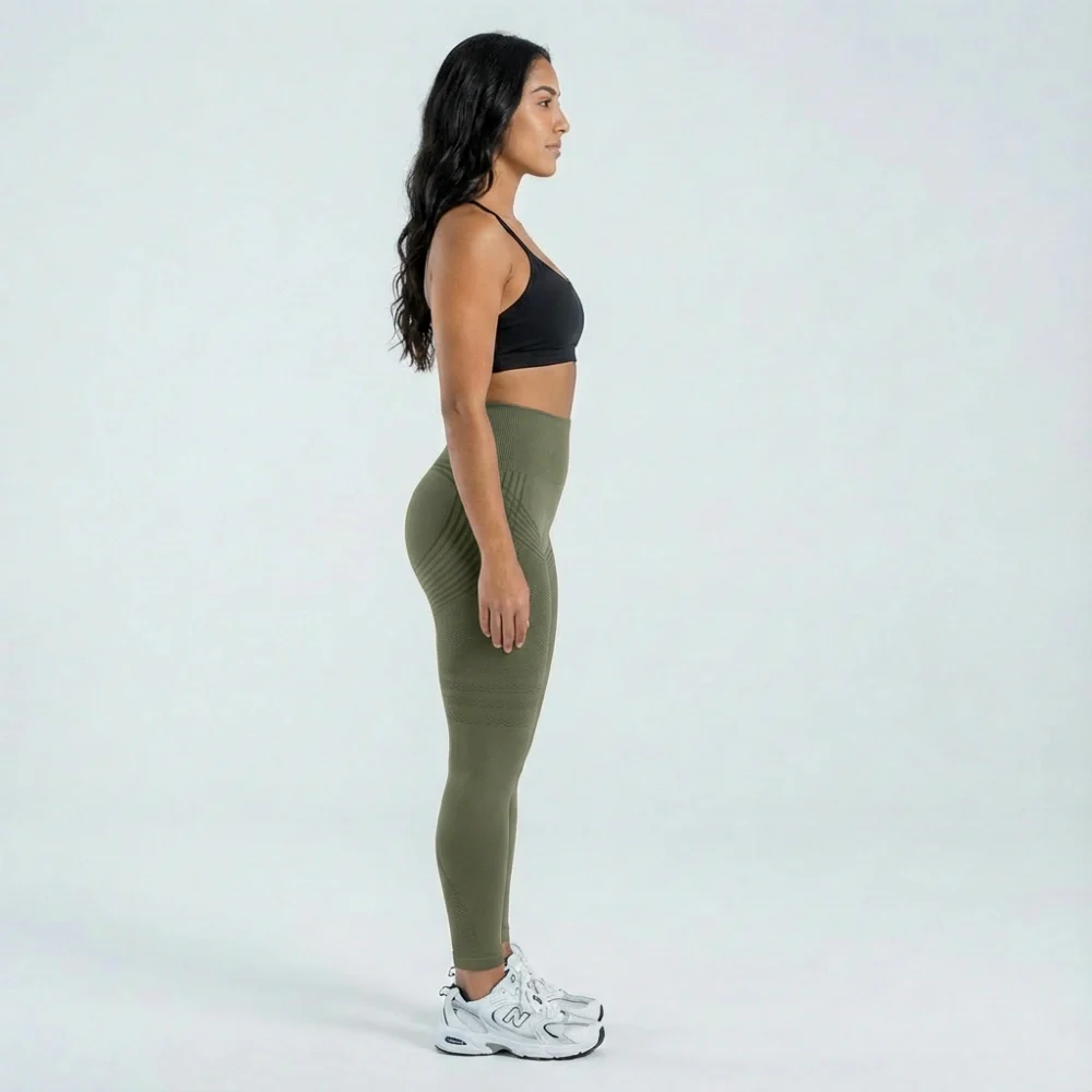 Cellumove 3D Leggings - Army Green - Image 5