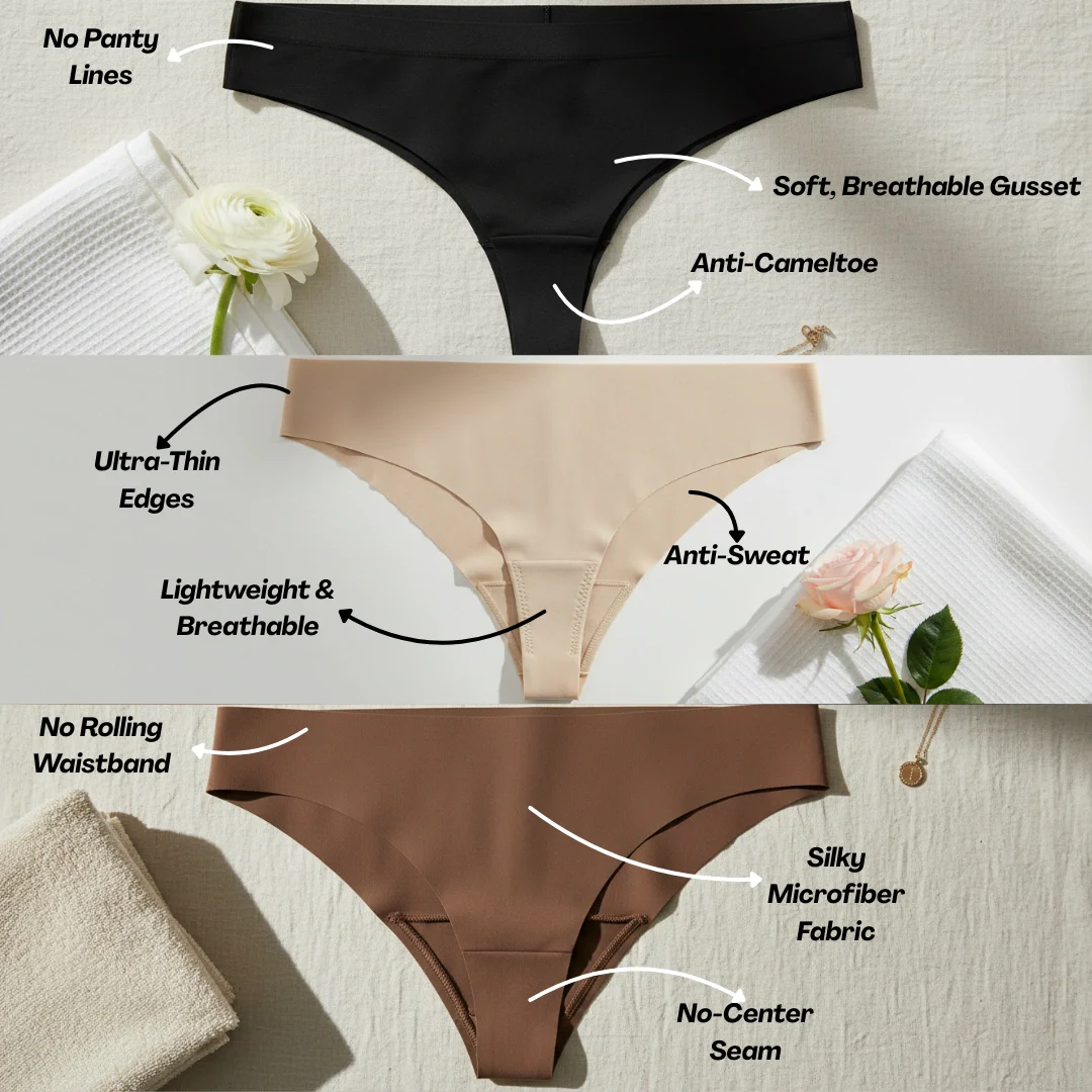 Seamless Anti-Cameltoe Thongs (3 pack) - Image 11